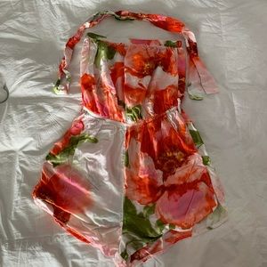 Plum Pretty Sugar Floral Romper